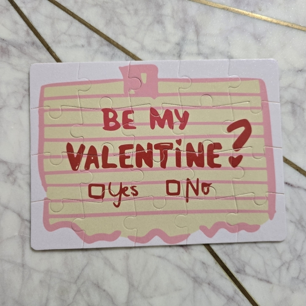 Valentine's Day Puzzle Gift Box Included